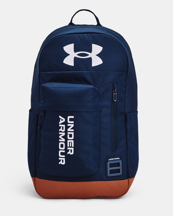 Unisex UA Halftime Backpack, Navy, pdpMainDesktop image number 0